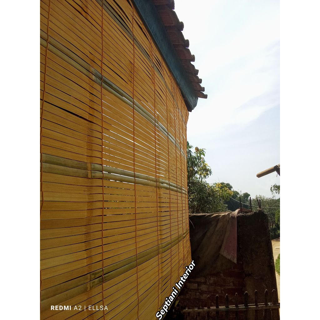 Tirai bambu gulung /Tirai gulung/murah,asli bambu