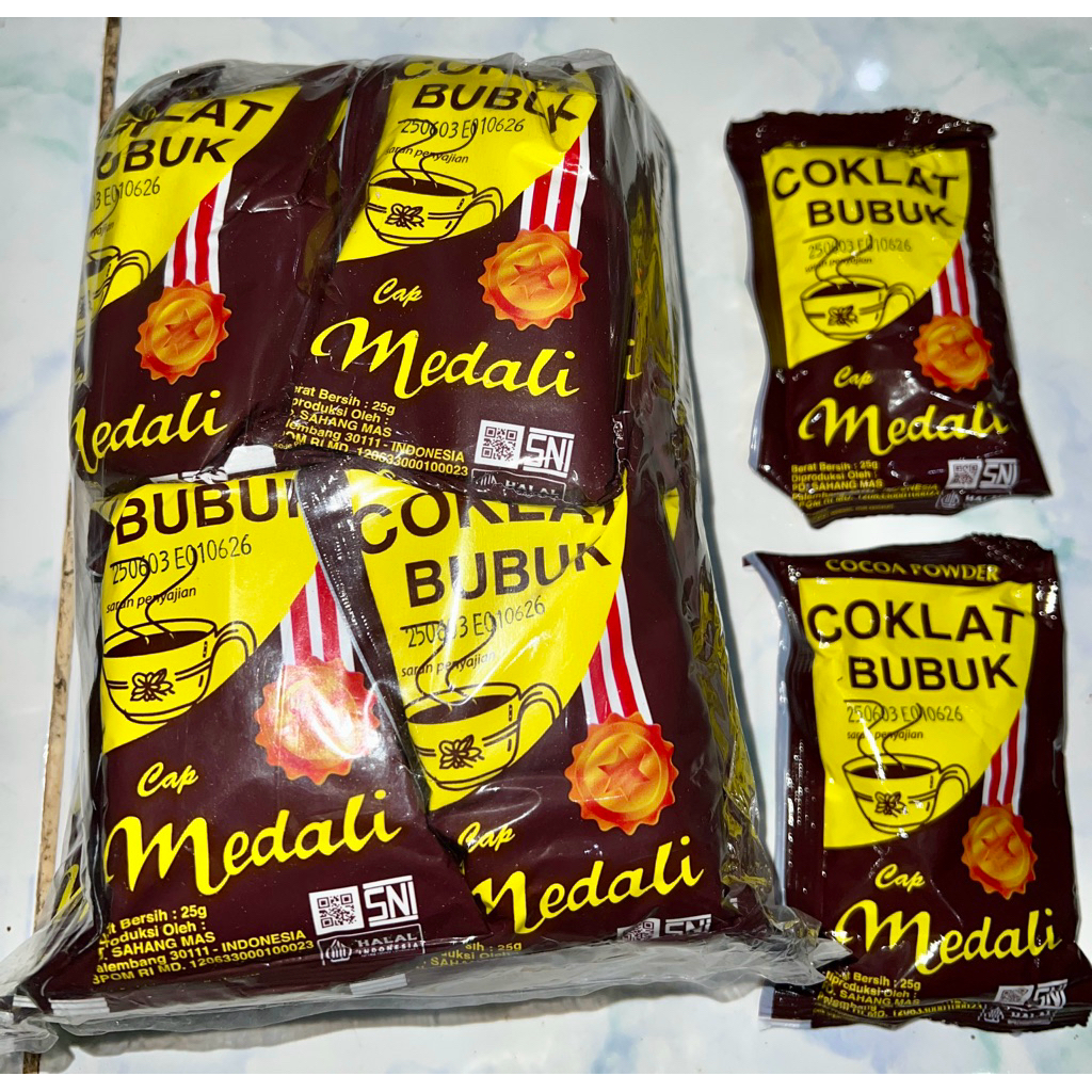 

Coklat Bubuk Cap Medali/Coklat Medali 25gr
