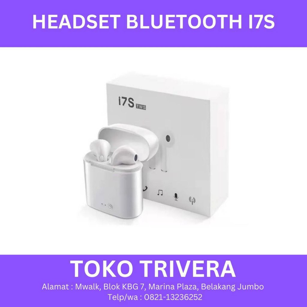 Headset Bluetooth i7s