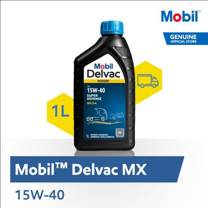Oli Mobil New/Baru Delvac mx 15w-40 1 Liter Oli Mesin Diesel