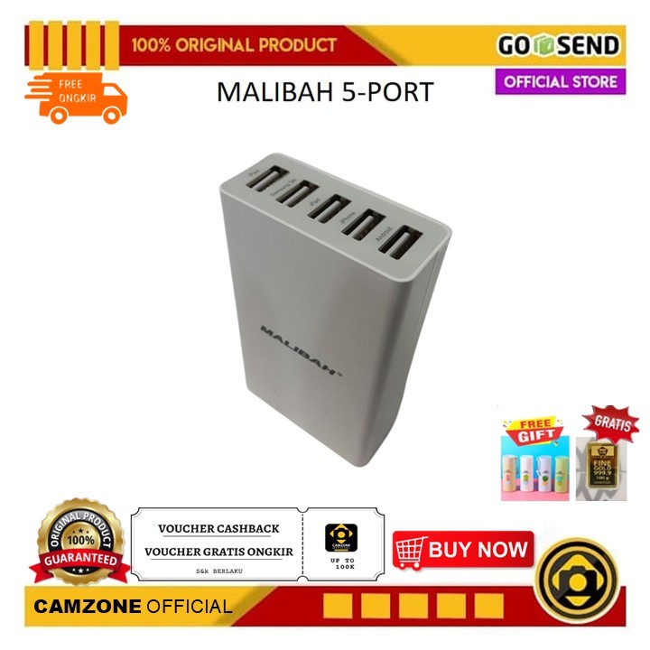 Malibah 5-ports USB Adapter