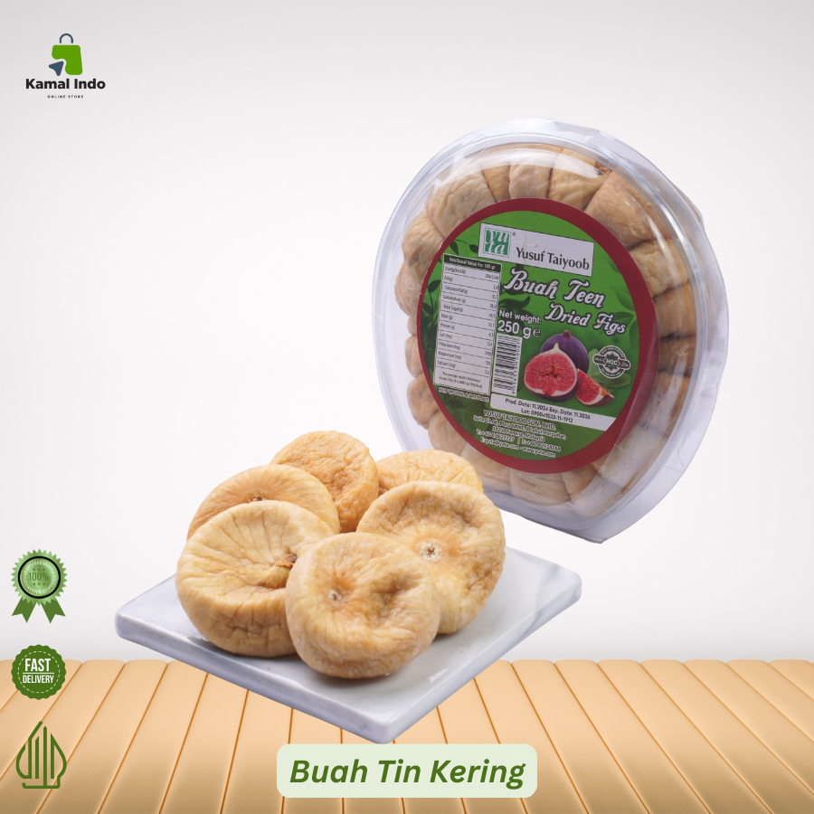 

Buah Tin Kering | Dried Fig Unsweetened | Buah Teen | Turkey 500g Food Snacks
