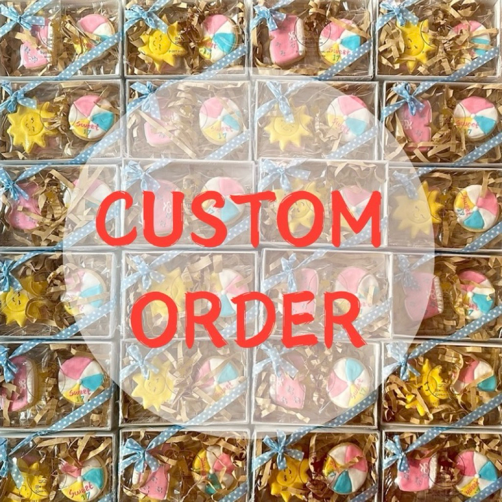 

DIY Cookies Custom Order 1 box 4pcs