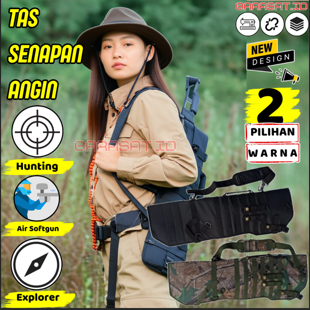 Tas Gejluk PCP Uklik Multipump Tali bahu empuk Bahan tebal Jahitan rapi kuat Ringkas bisa dilipat