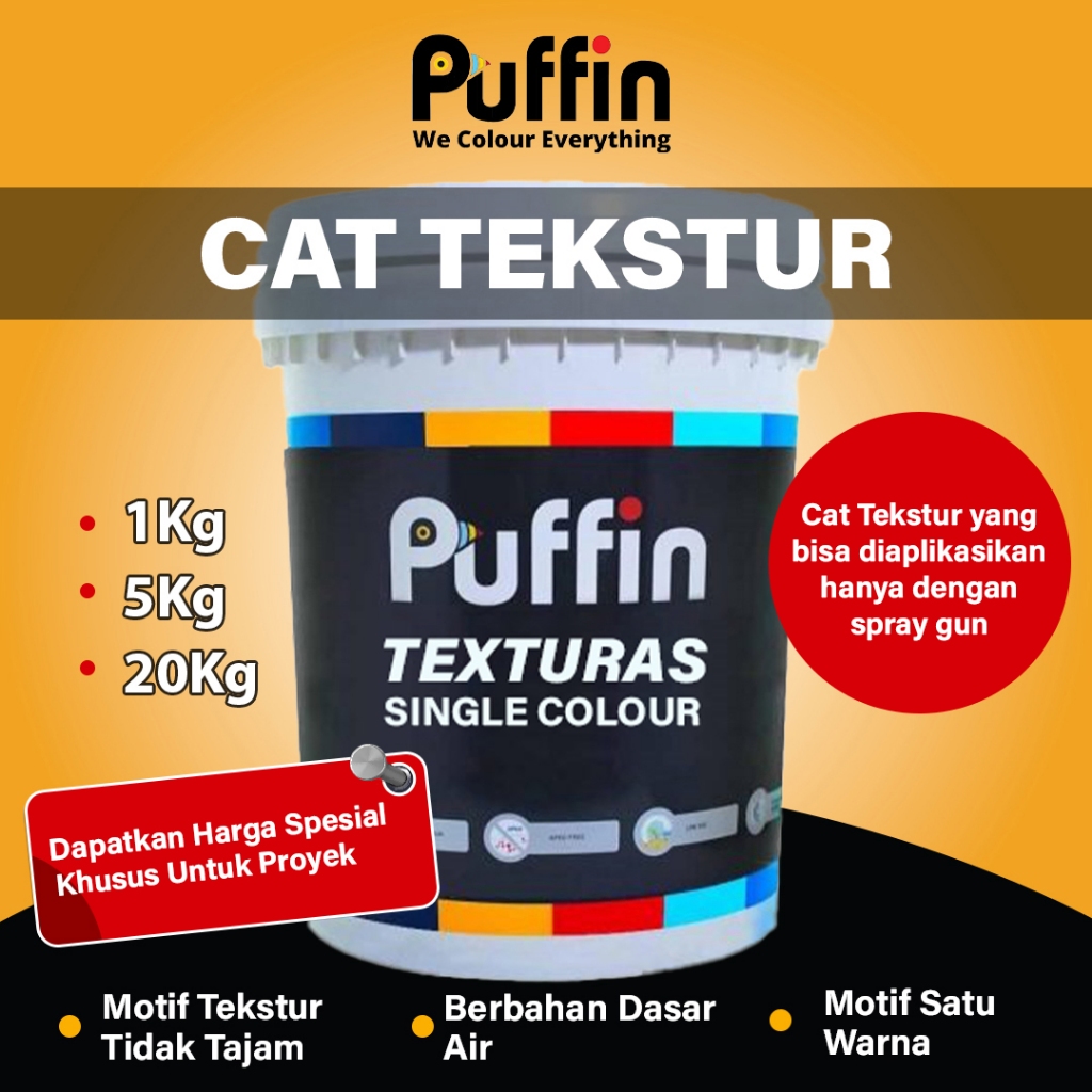Puffin Texturas Single Colour 20Kg
