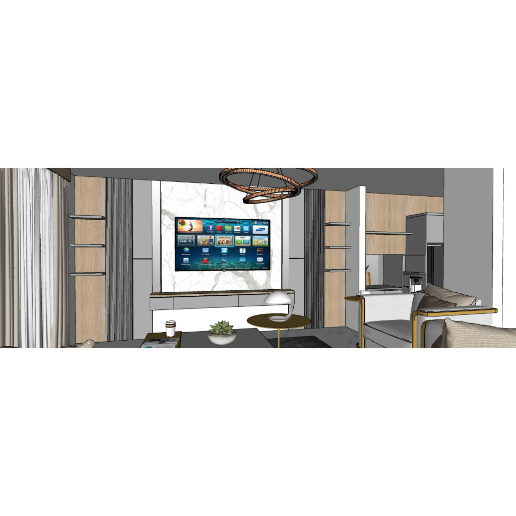 Meja Tv dan Kitchen Set