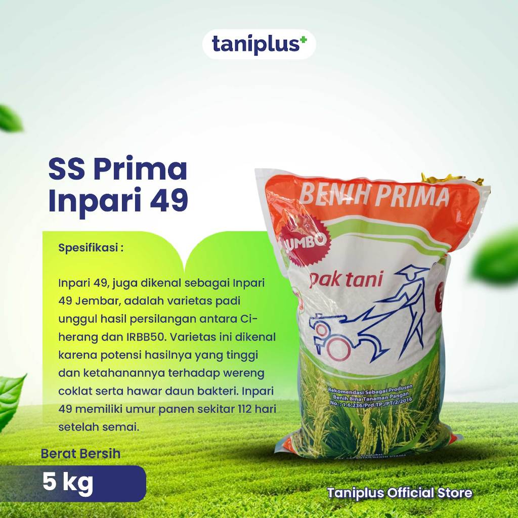 

SS Prima Inpari 49 5 Kg - Benih Padi