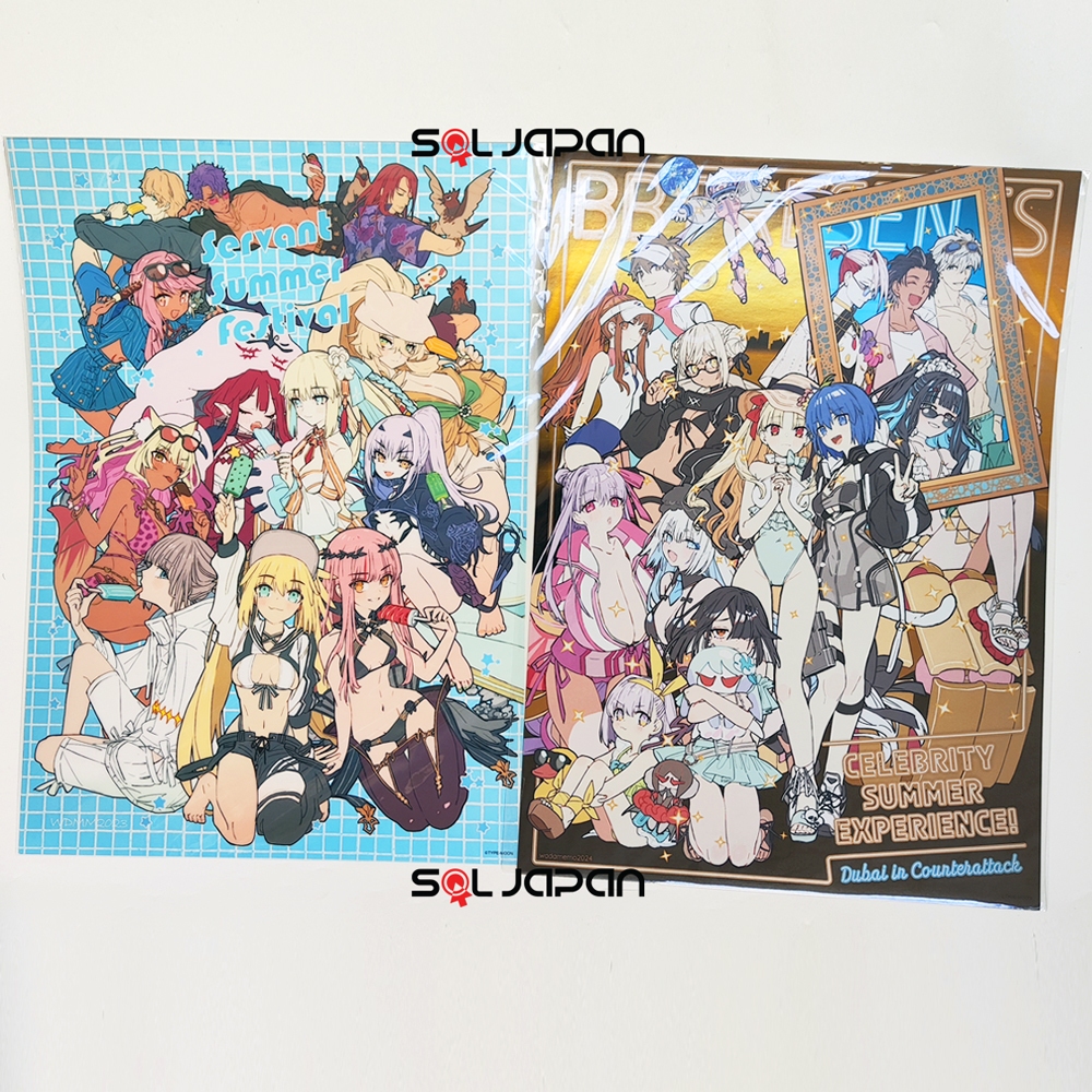 Fate Extra CCC Extella Link FGO Wadarco Exhibition Servant Summer Festival Ordeal Call 3 A3 Poster C
