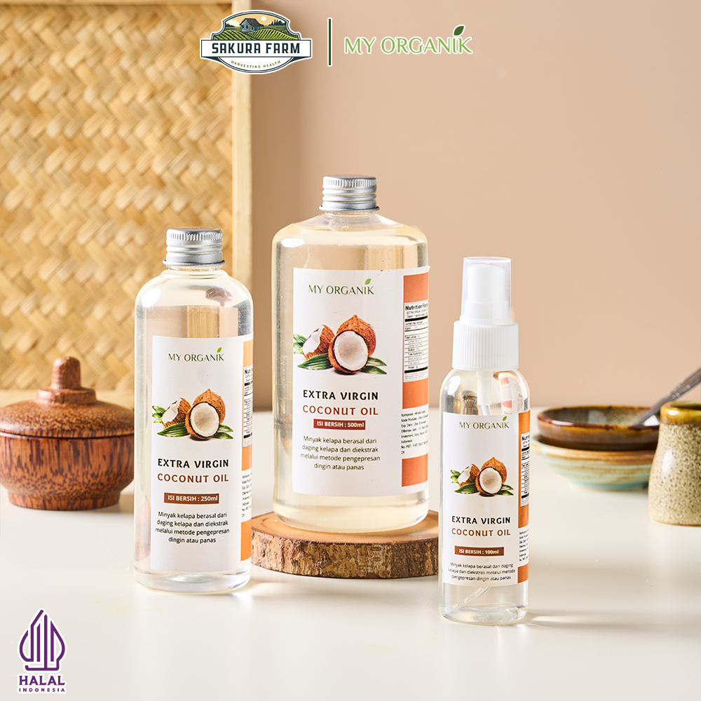 

My Organik Extra Virgin Coconut Oil VCO 100ml Minyak Kelapa Murni 100%