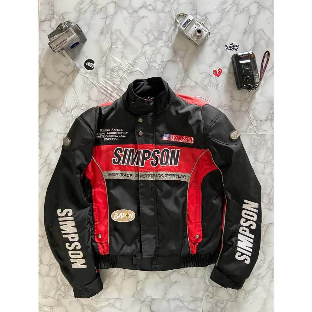 JAKET MOTOR NYLON SIMPSON