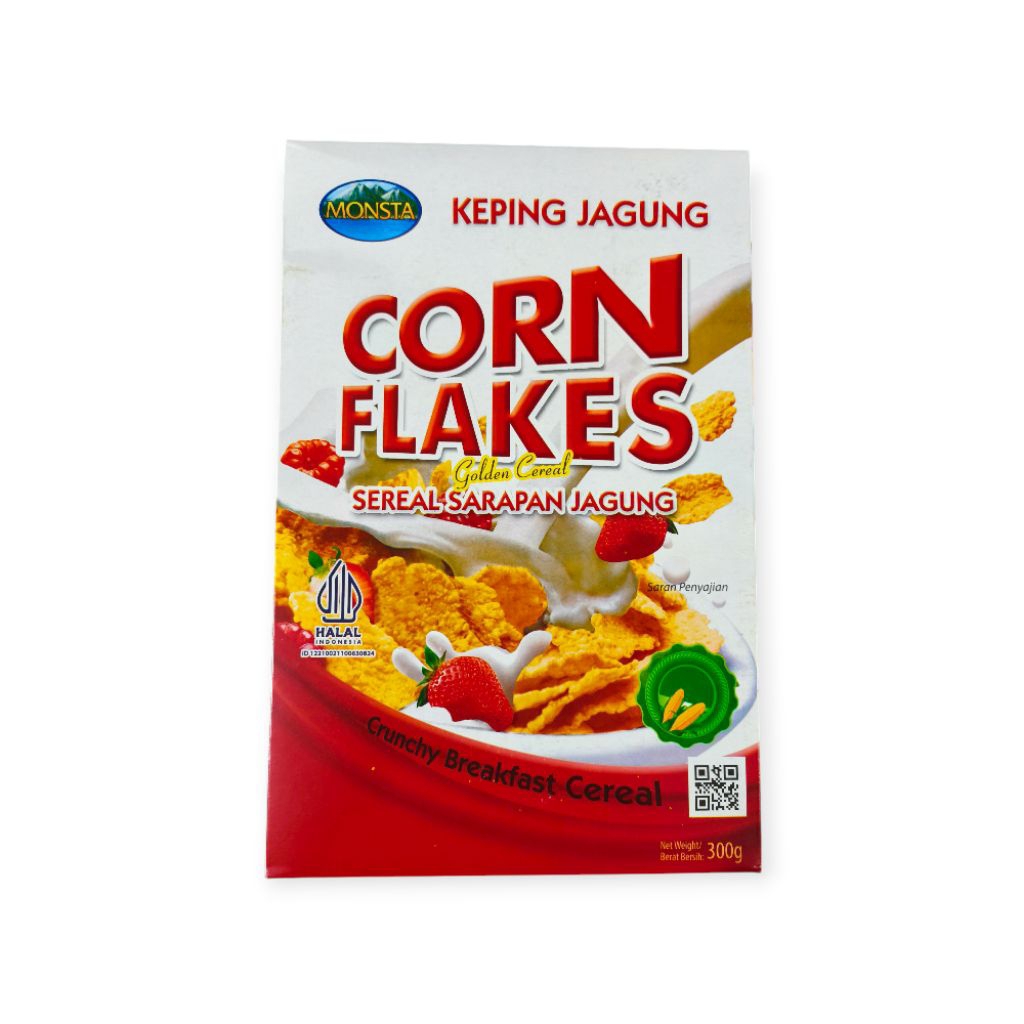 

Monsta Cornflakes 300g / Sereal Cornflakes / Sereal Sarapan Jagung