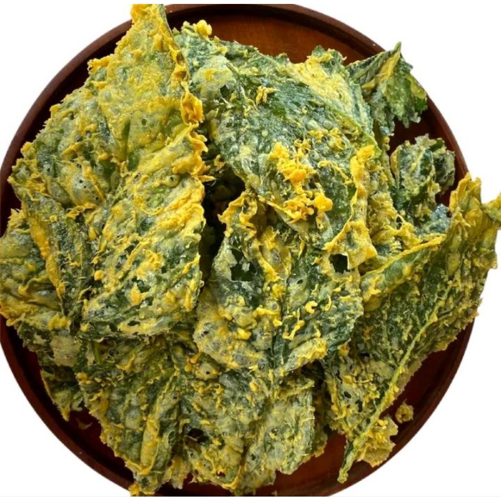 

keripik bayam kencur / keripik bayam asin gurih