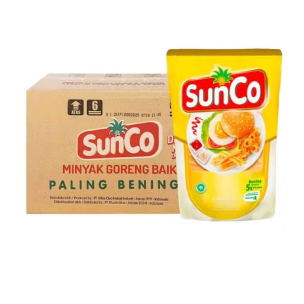 

Minyak Sunco kemasan 2L sampai 1 Dus 2L isi 6