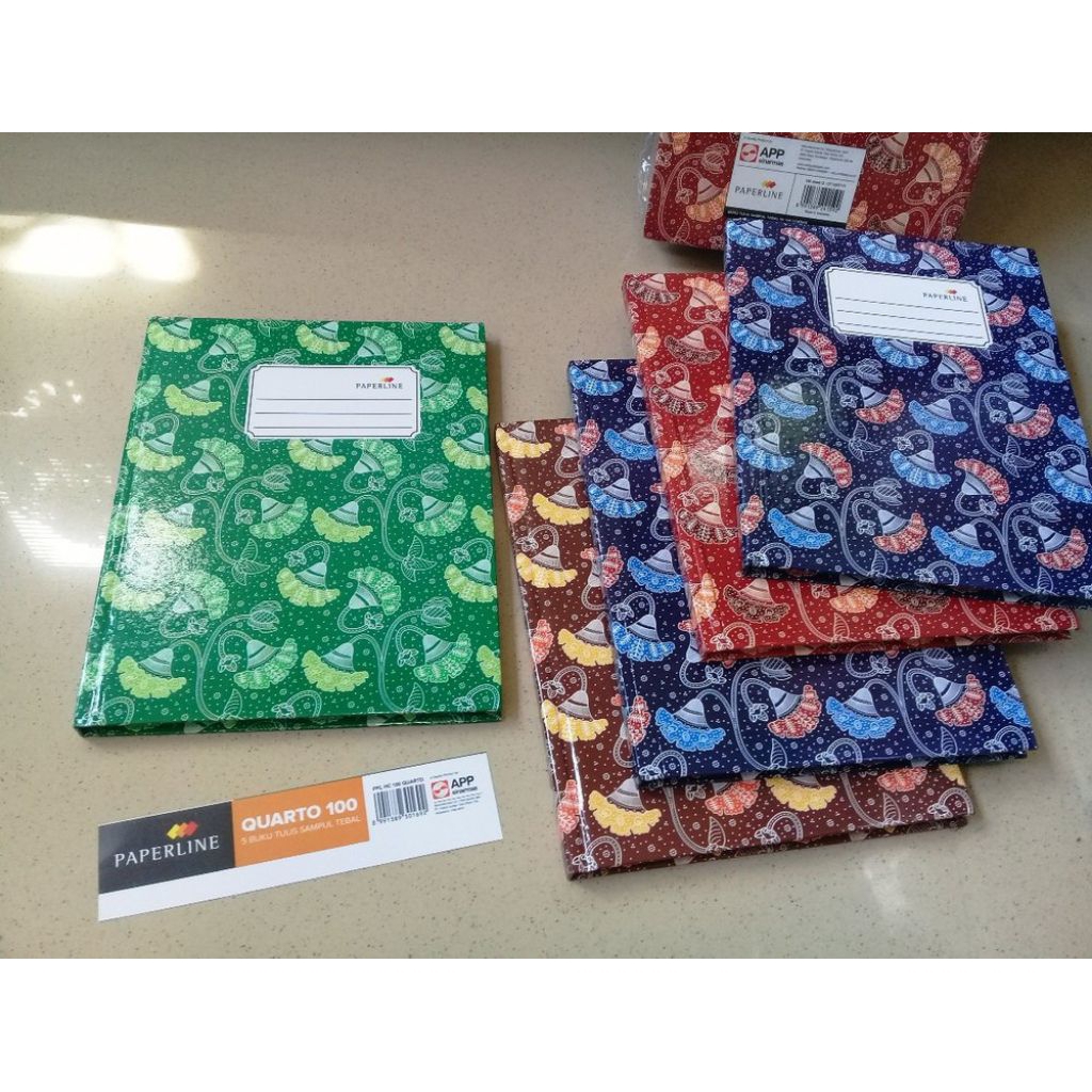 

Buku Kuarto Hard cover Paperline isi 100