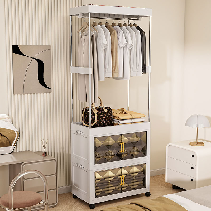 Lemari Pakaian Anak & Bayi Lemari Plastik Pakaian Dapat Dilipat Organizer Perlengkapan Bayi