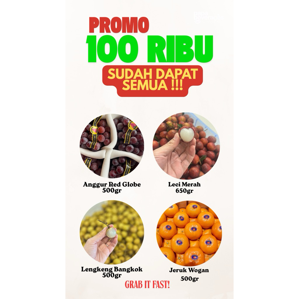 

PAKET BUAH MIX 100RB