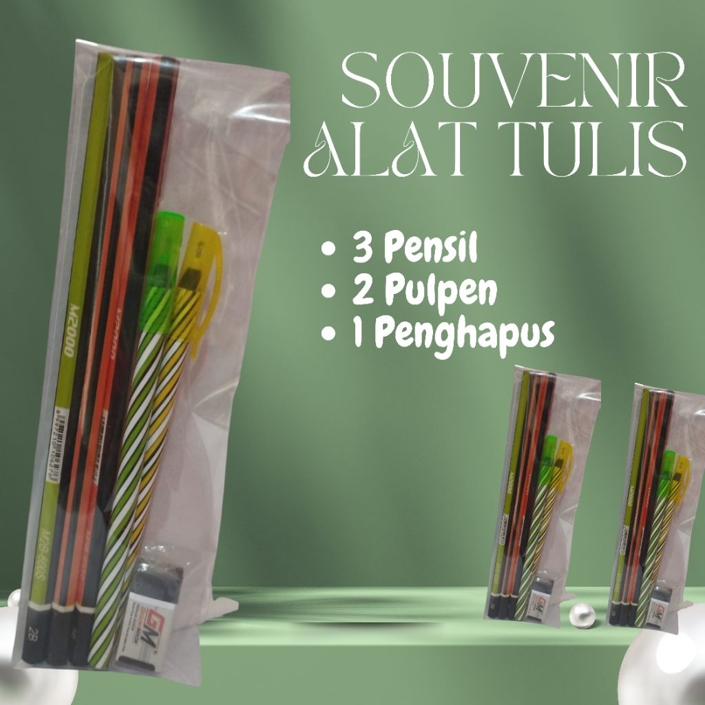 

Alat Tulis/Souvenir siswa/Souvenir hari guru/Set Pulpen/Pensil