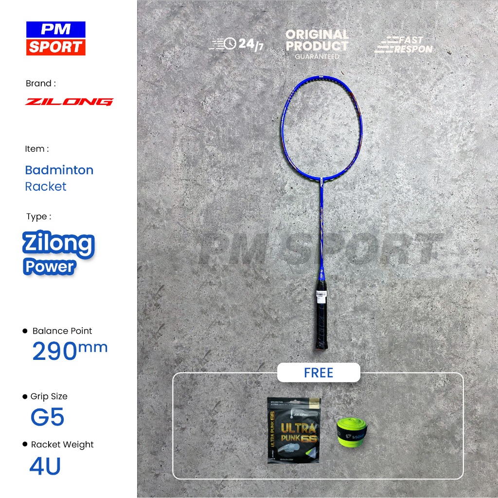 RAKET BADMINTON / BULUTANGKIS ZILONG POWER ORIGINAL