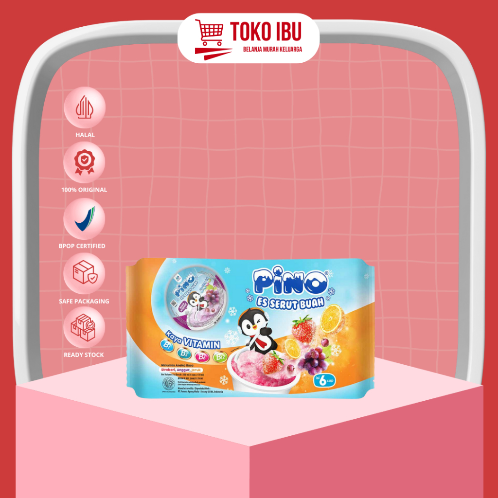 

Pino Ice Cup Bag isi 6 x 50 gram / pino ice cup