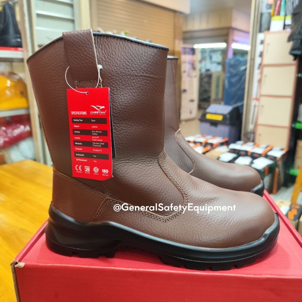 Sepatu Safety Cheetah 7288C Original / Safety Shoes Cheetah Boot / Sepatu Cheetah Ujung Besi