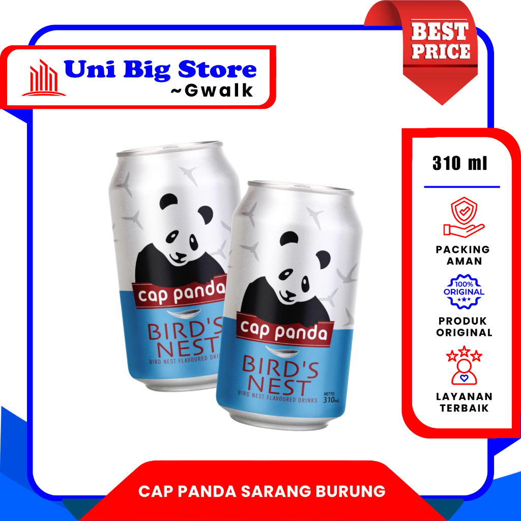 

CAP PANDA SARANG BURUNG BIRD NEST CAN KALENG - 310 ml
