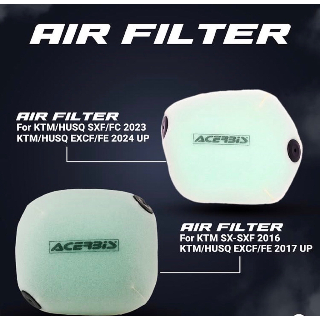 air filter ktm & husqvarna acerbis