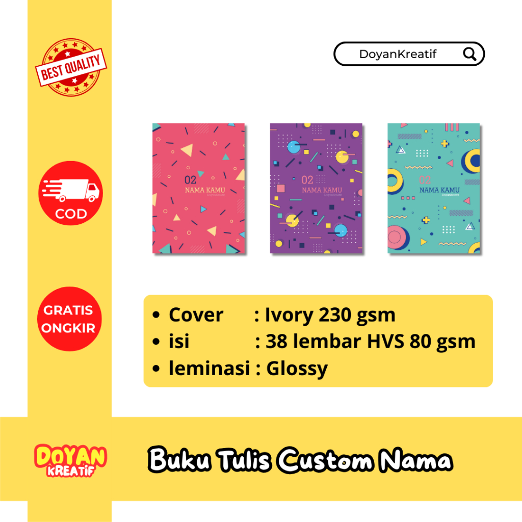 

Buku tulis Custom Nama Template Abstrak 4