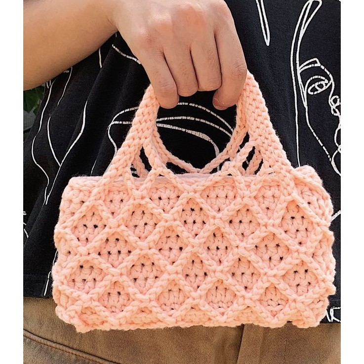 [littlecornercrochet] Mini Phone Crochet Bag - Tas Rajut | Crochet Bag