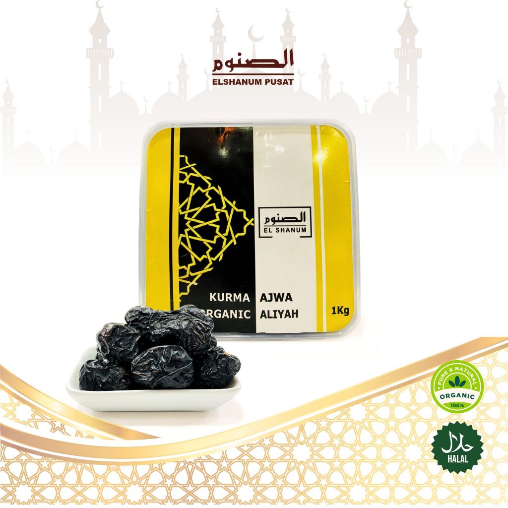 

KURMA AJWA 1 KG ORGANIC / kurma nabi / kurma nabi / ajwa madinah / Elshanum