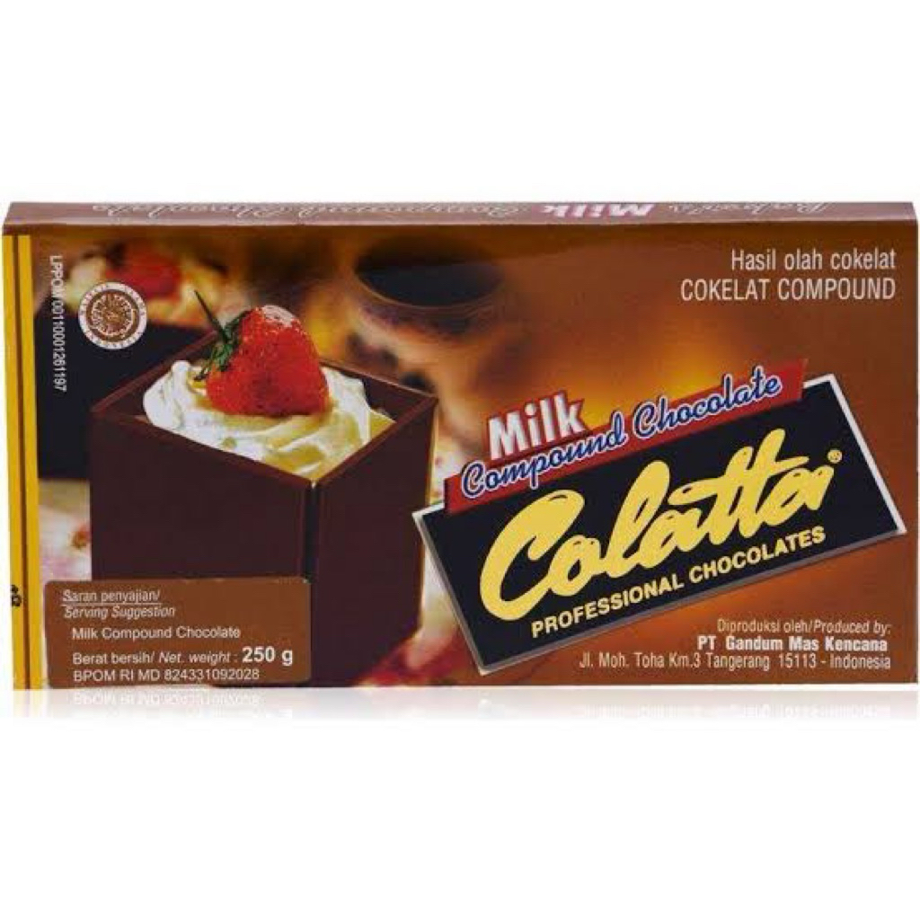 

Colatta Milk Chocolate 250gr Compound