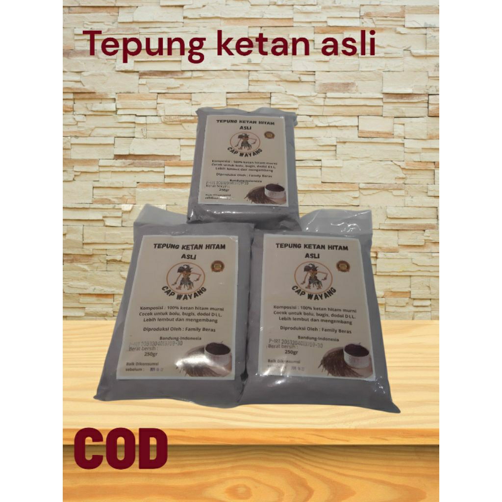 

TEPUNG KETAN HITAM UKURAN 250 GRM