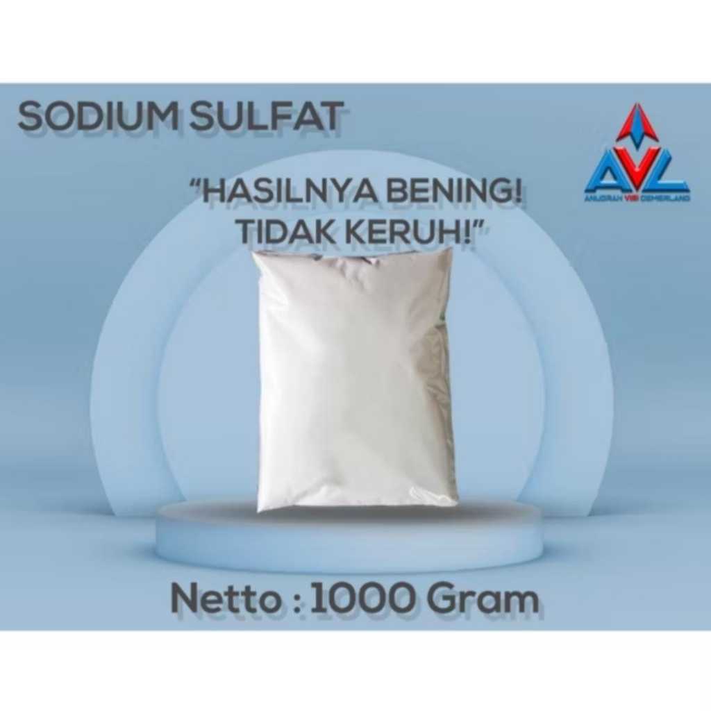 GARAM SABUN / SODIUM SULFAT / SODIUM SULFATE / NATRIUM SULFAT / NATRIUM SULFATE - 1000 GRAM