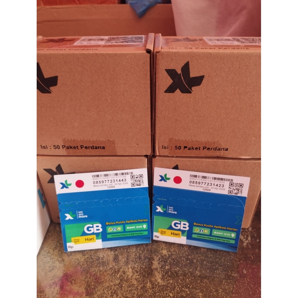 KARTU PERDANA XL KOSONG 2028