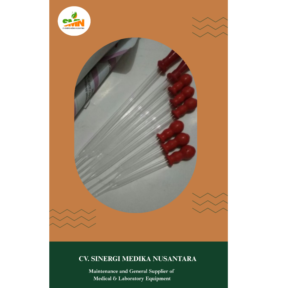 Pipet tetes kaca tebal +/- 20cm ( pendek )