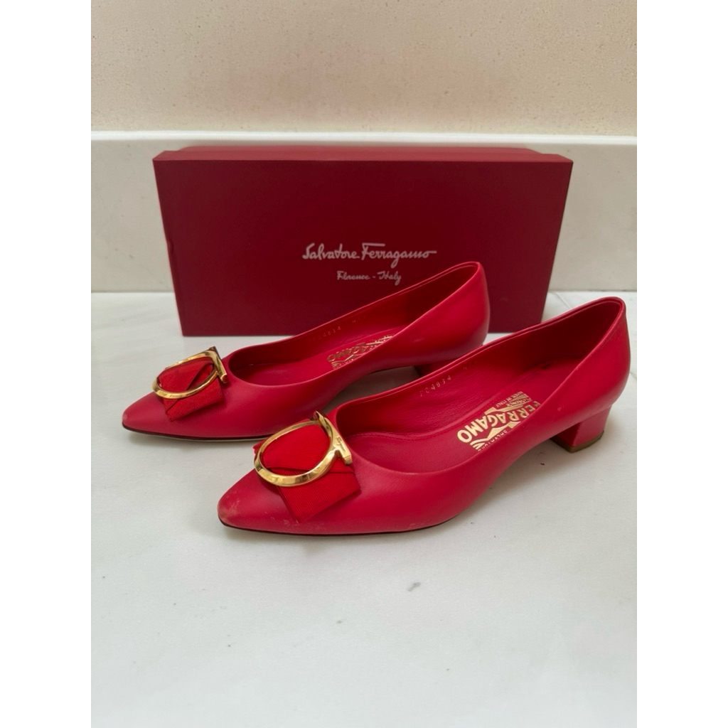 Preloved Sepatu Wanita Salvatore Ferragamo Ezia 6 1/2 D