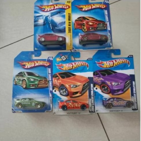 hot wheels set 2008 Mitsubishi Lancer Evolution evo X