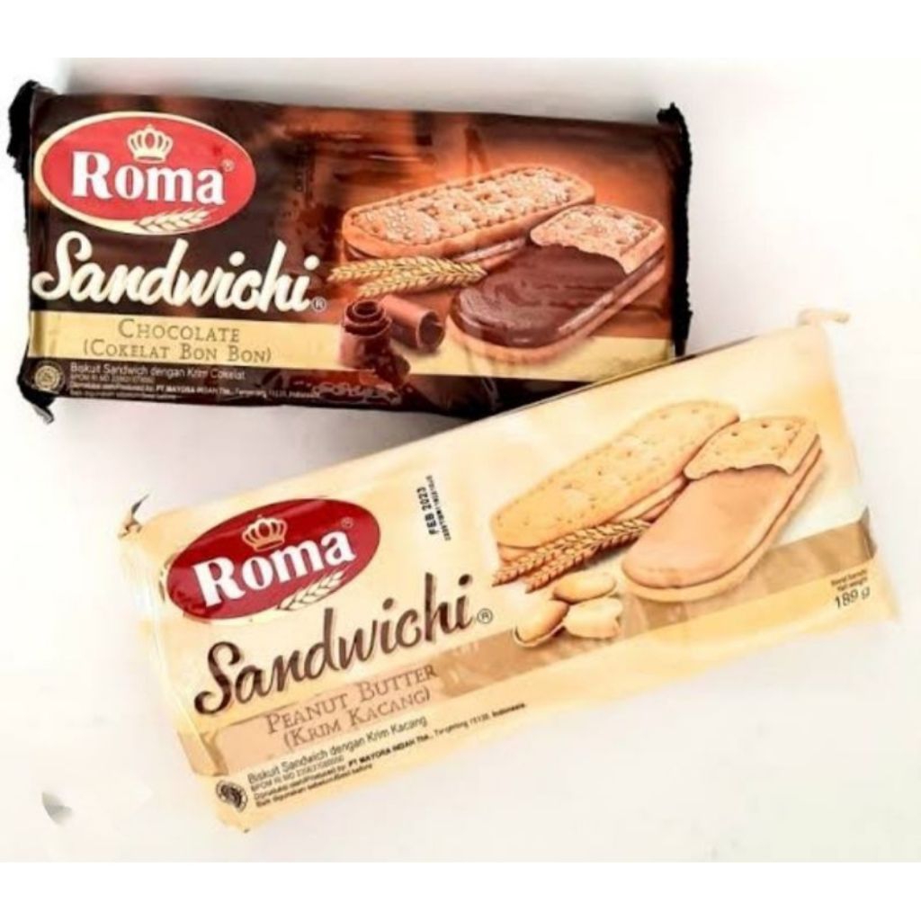 

Roma Sandwich Coklat & Kacang