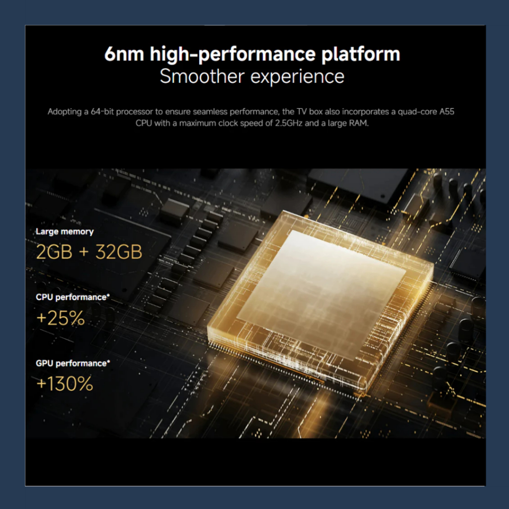 hot sale xiaomi tv box s (3rd gen) 4k uhd image quality hdr10 dolby vision wifi-6 google tv mi box