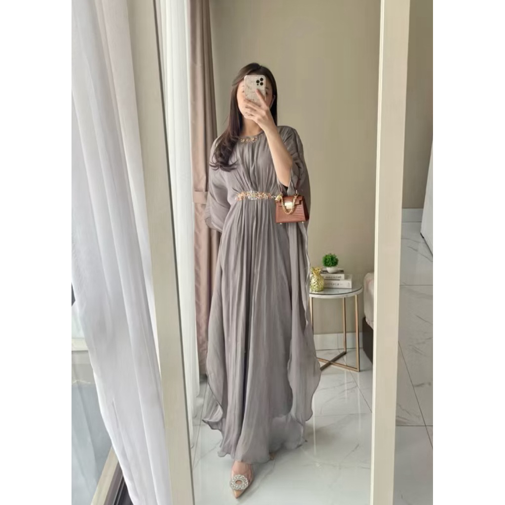 Kaftan Ghina Dress Grey