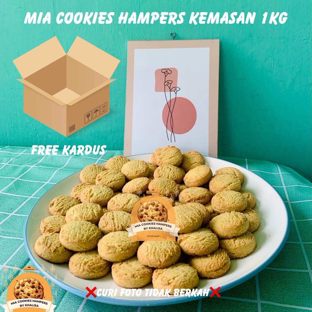 

Mia Cookies Hampers Rasa Klepon 1KG Free Kardus