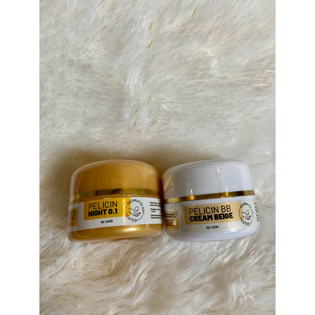 Paket Pelicin Wajah Cream Siang Malam || Pemutih Wajah || Pelicin Wajah