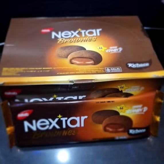 

Nabati Nextar 27gr brownis coklat 1 box isi 10