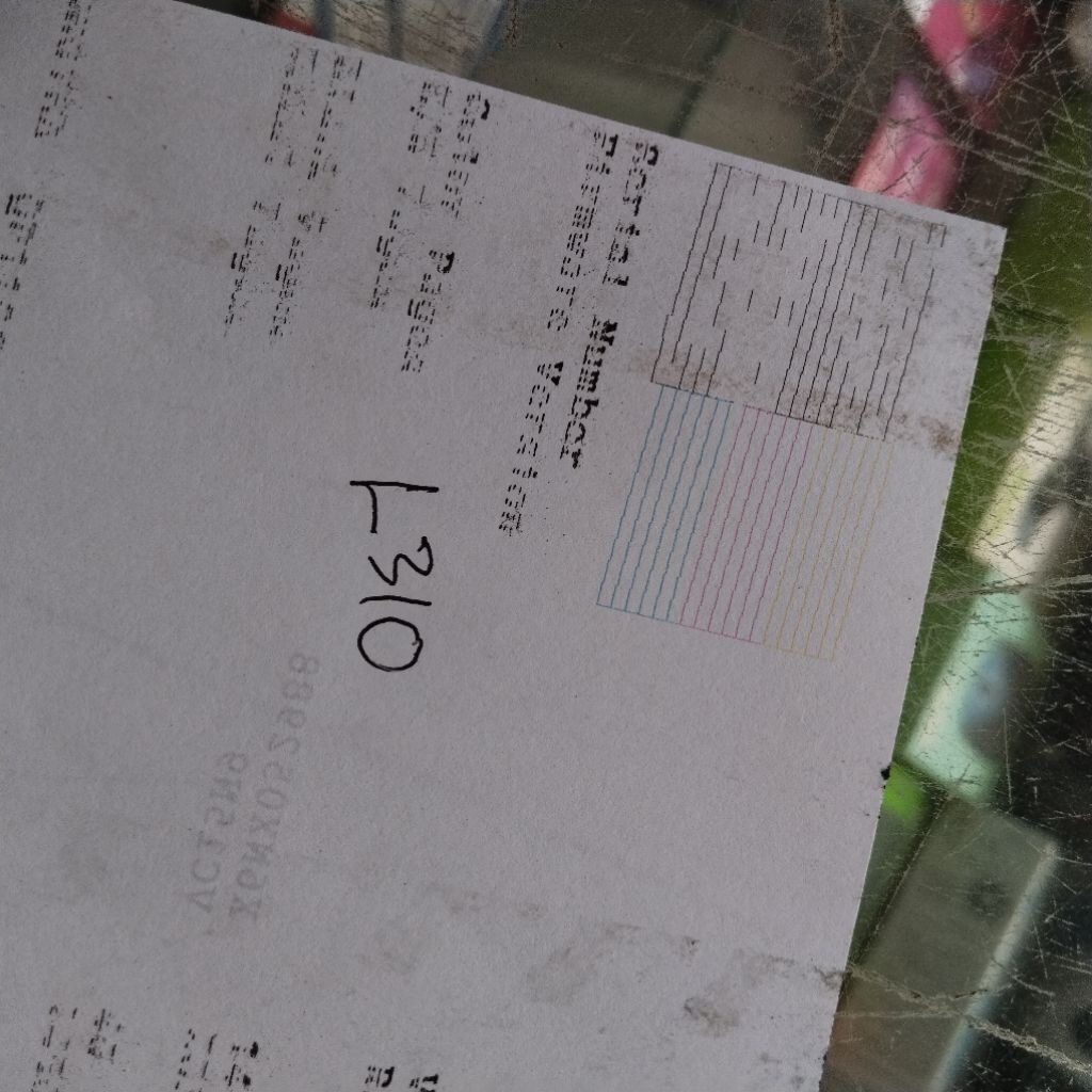 Epson L310 bekas minus nozel