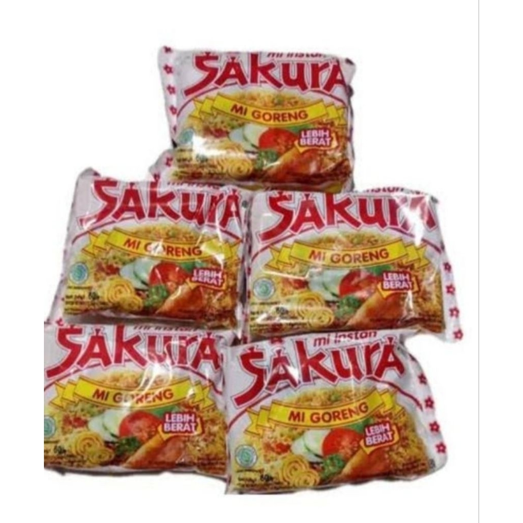 

MIE SAKURA MIE GORENG SAKURA ISI 5PCS