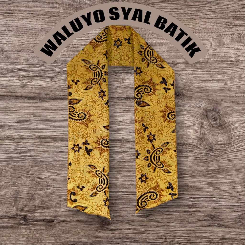 Syal Scarf BatikDasi/ Souvenir Khas Indonesia Souvenir Khas Indonesia / Syal Scarf Bagus elegan simp