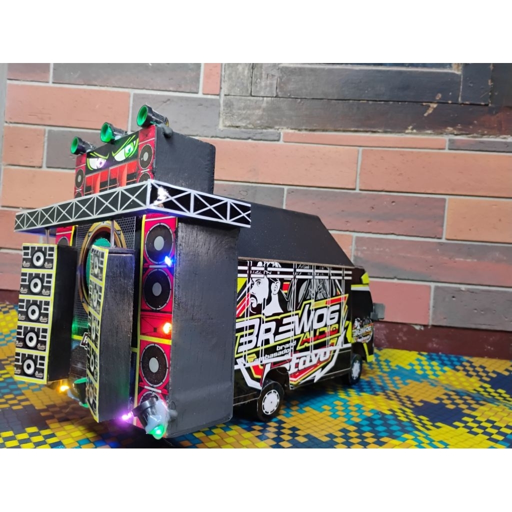MINIATUR TRUK OLENG SOUND SYSTEM BREWOG TRUK OLENG HOREG VIRAL TRUKK DAN SOUND FULL MUSIK