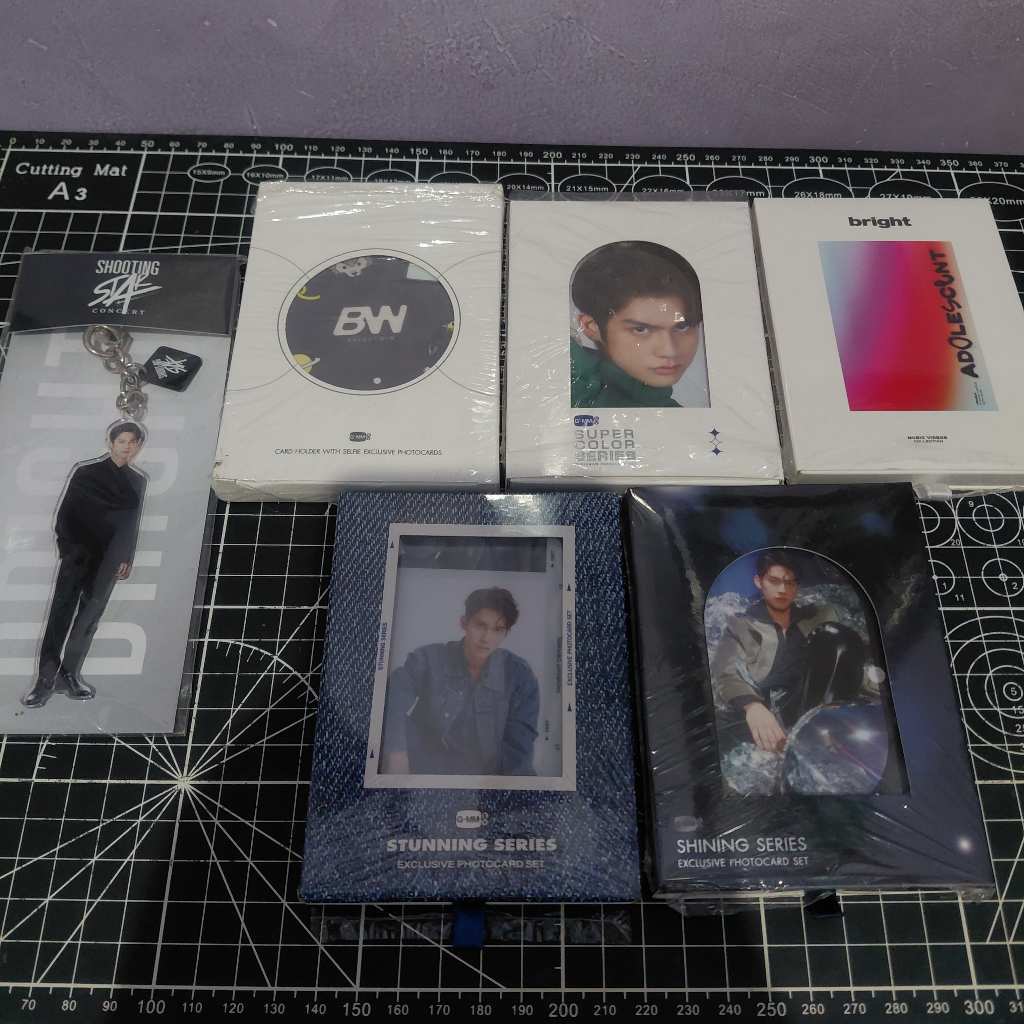 bright vachirawit pc shining stunning super color card holder brightwin adolescent keychain shooting