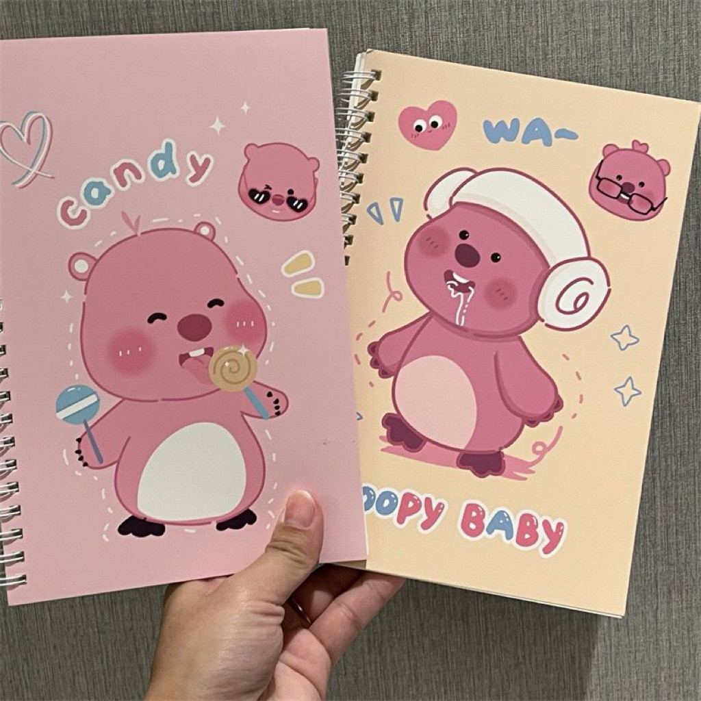 

Buku Spiral A5 Karakter Loopy Buku Tulis Notebook