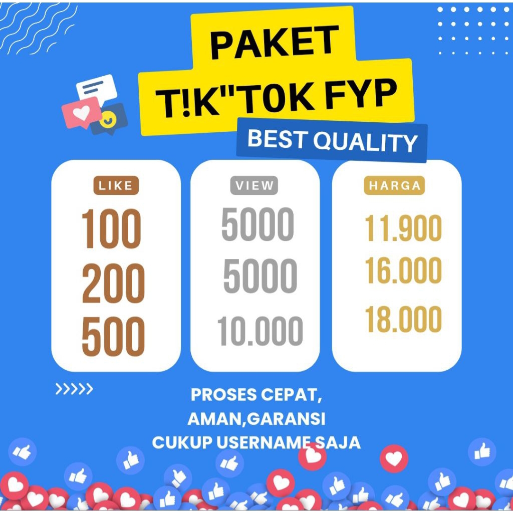 LIKE TIKTOK PERMANEN