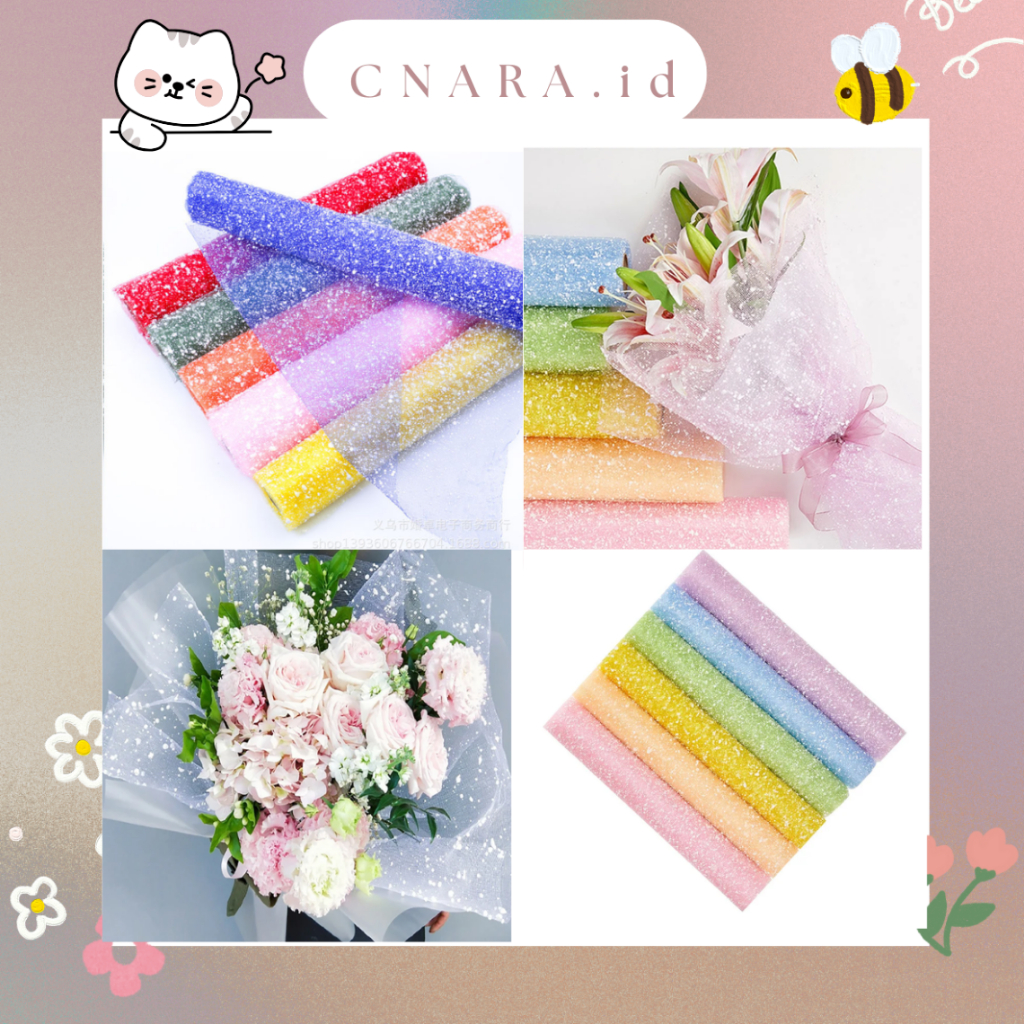 

[ 1 LEMBAR ] Kain Tile Salju / Snow Tile Wrapping Buket ukuran 50 cm x 58 cm murah harga Grosir!!